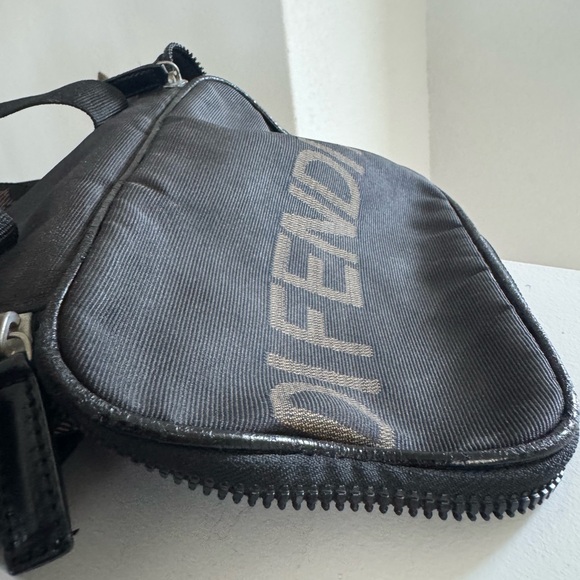 Fendi Handbag/Nylon/Black/Silver Hardware - Picture 9 of 12